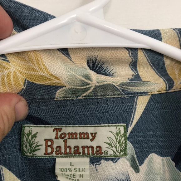 Tommy Bahama Hawaiian silk shirt L - Picture 6 of 10